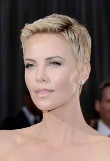 Short Pixie Ideas 4115 Charlize theron short hair, Short hai