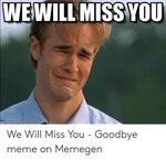 WEWILL MISS YOU We Will Miss You - Goodbye Meme on Memegen M