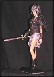 xena warrior princess valkyrie costume barbie repaint Ooak f