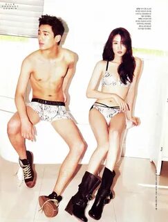 Kpop Hotness: Model Shon Minho Underwear Shoot for ELLE July