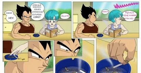 Cuánto cabrón / Vegeta intenta fumar