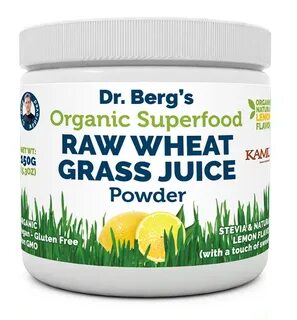 Raw Wheat Grass Juice Powder (Lemon Flavor) Detox juice reci