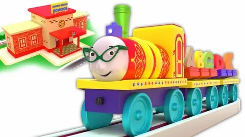 Learn ABCD with Choo Choo Train - Cartoon for kids - Educati