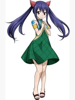 "Wendy Marvell (Fairy Tail)" Art Print by kawaiicrossing Red