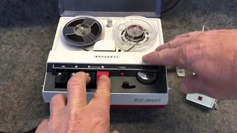 National Panasonic RQ-300S reel tape recorder - YouTube