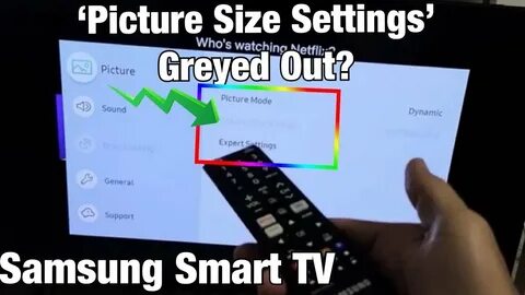 Samsung Smart TV: 'Picture Size Settings' Greyed Out? Fixed!