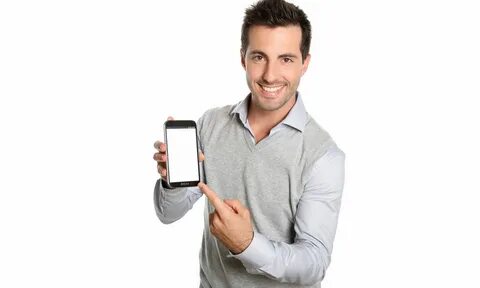 Man with a phone - Return on Investment Search Engine Market