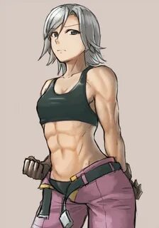 #anime How to draw abs, Female character design, Female draw