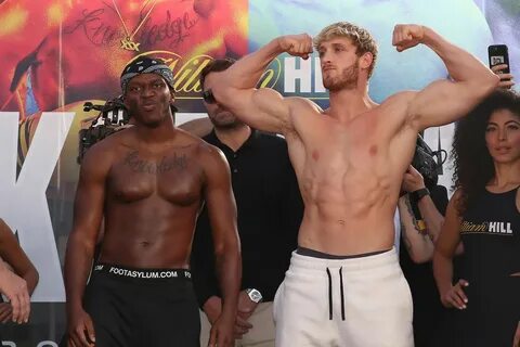 Video: KSI and Logan Paul make weight in LA Ksi vs logan, Lo