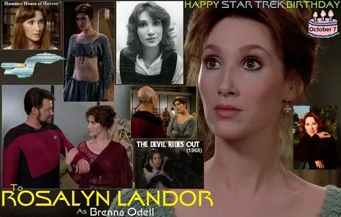Rosalyn Landor was born October 7, 1958. Today In Nerd Histo