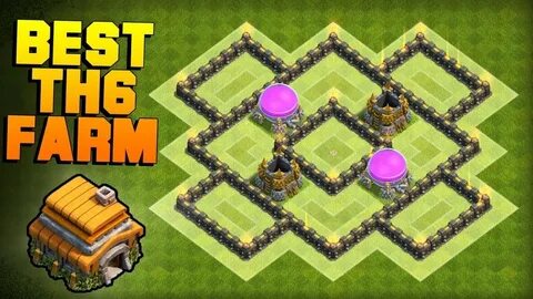 Clash of Clans BEST TH6 Farming Base New Town Hall 6 Defense