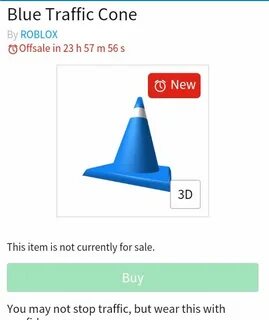 How To Get The Traffic Cone In Roblox