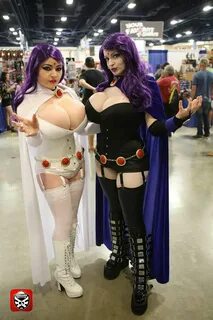 Fake boobs cosplay are wearing