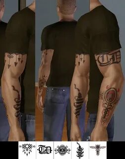 My Sims 3 Blog: inFAMOUS 2 (3 tattoo templates) by Noah