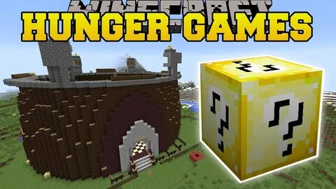 Minecraft: CHALLENGE GAMES HUNGER GAMES - Lucky Block Mod - 