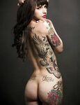 Татуированные голые женщины (76 фото) - Порно фото голых дев