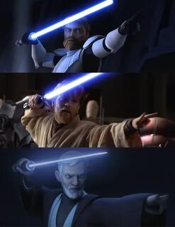 Obi-Wan's stance - Imgur