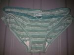 Real Women's Panties: Mother-in-law's striped cotton panties