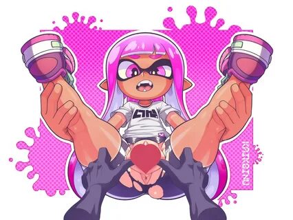 Attached: 4 images [R-18] lewd the pink squid #スプラトゥーン #Splatoon #inkling #...