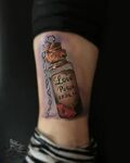 Love Potion in a Little Bottle Best tattoo ideas & designs B
