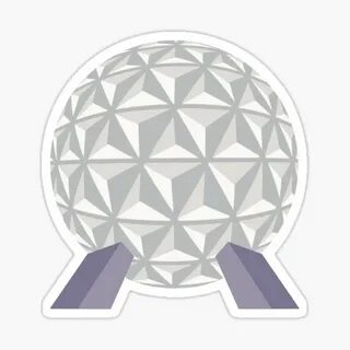 Epcot-Inspired Stamp Sticker Epcot Ball Sticker Disney Epcot