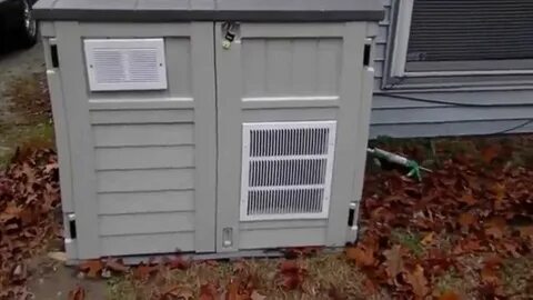 Suncast Generator Shed (Homemade) Generator shed, Building a