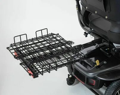 Folding Rear Basket Accessory for Pride Mobility Scooter Stu
