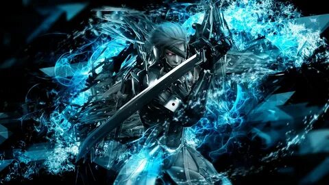фон герой Metal Gear с мечом в боевой стойке обо - Mobile Le
