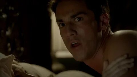 ausCAPS: Michael Trevino shirtless in The Vampire Diaries 4-