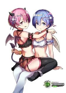 Re-Zero:Rem+Ram Hyper Sexy Pantsu Good and Evil Render ORS A