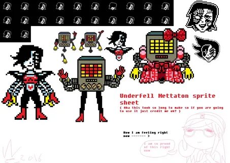 Mettaton Neo Colored Sprite - Marketing