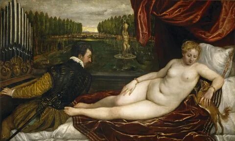 Тициан. Венера и органист. Собрание музея Прадо (Мадрид) Renaissance paintings, 