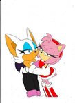 Rouge And Amy Flat Colors by dreamcastzx on DeviantArt