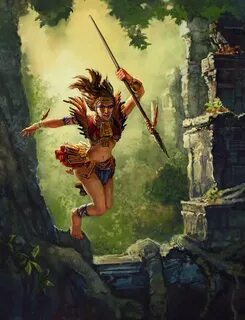 Amazon by thegryph Warrior woman, Warrior, Aztec warrior