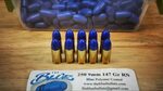 The Blue Bullets 147gr 9mm - YouTube