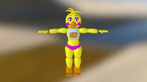 Thicc Chica - Toy Chica In Suit Butt Sitting On Toy Bonnie B
