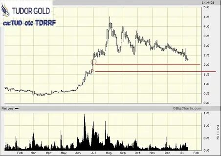 Tudor Gold Corp. (TSXV:TUD): https://investorshub.advfn.com/