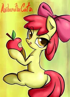 #567389 - suggestive, artist:anibaruthecat, apple bloom, ear