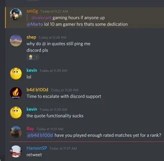 Don't re-ping users when quoting a message - Discord