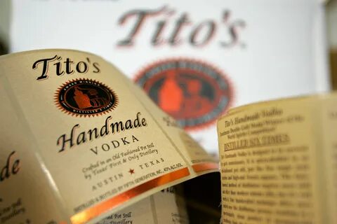 2 Sided Pub Sign Tito's Handmade Vodka.