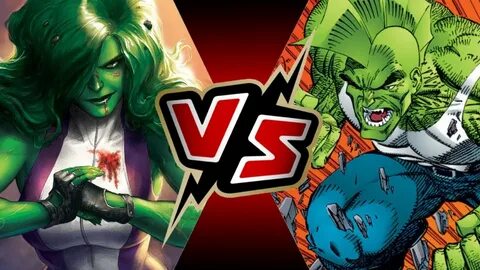 She-Hulk VS Savage Dragon BATTLE ARENA - YouTube