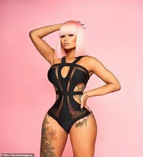 Blac Chyna poses in her latest racy swimsuit collection