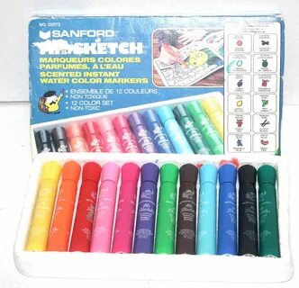 1990s Mr Sketch Scented Markers, Sandford, Antique Alchemy M