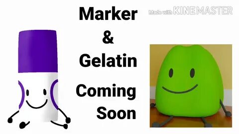 Are You Excited About 2 BFB Plush Of Marker & Gelatin - YouT