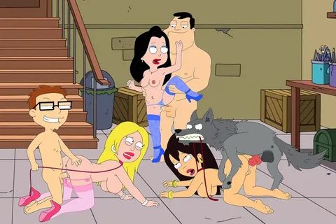 Xbooru - american dad beastiality breasts doggy position fat