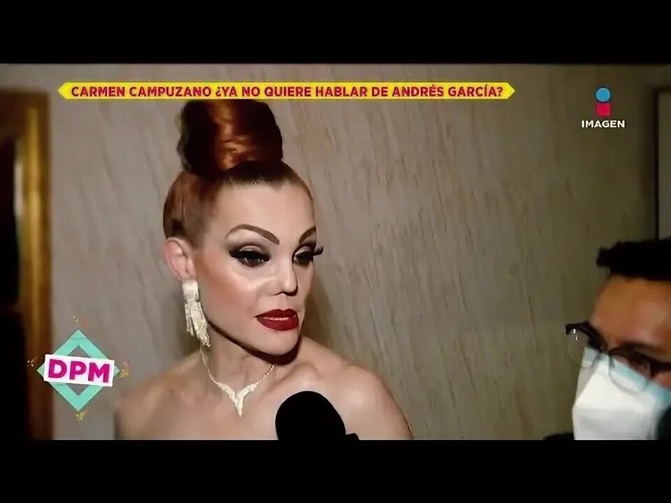 Carmen Campuzano se molesta y se niega a hablar de Andrés Ga