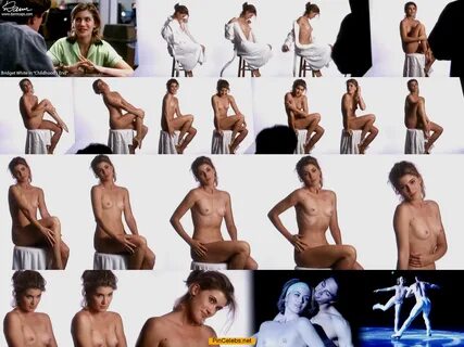 Bridget White fully nude collage from Childhood's End