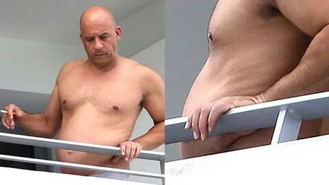 Vin Diesel Looses His Abs FLAUNTS Shocking Huge Belly - Film