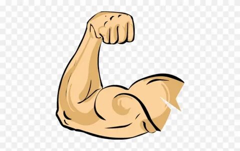 Bicep Clipart - Arm Making A Muscle - Free Transparent PNG C