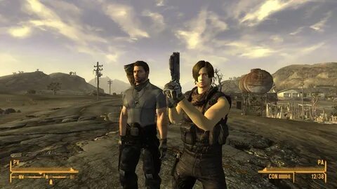 Leon And Chris in Fallout NV at Fallout New Vegas - mods and